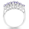 1.68 Carat Genuine Tanzanite .925 Sterling Silver Ring by Bids.com