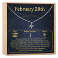 February 28th Pisces Necklace by Dear Ava