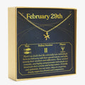 February 29th Pisces Necklace by Dear Ava