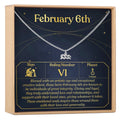 February 6th Aquarius Necklace by Dear Ava