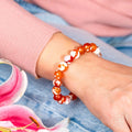 Feminine Force – Carnelian Orca Agate Bracelet by Conscious Items