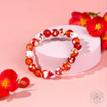 Feminine Force – Carnelian Orca Agate Bracelet by Conscious Items