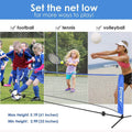 Femor FS051 10ft. Height Adjustable Volleyball Net by DailySale