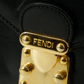 Fendi Black Leather 2Way Shoulder Bag #2867 by Bolt Boutique