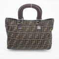 Fendi Brown Canvas Zucca Tote Bag #2227 by Bolt Boutique