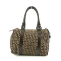 Fendi Brown Zucchino Mini Boston Bag #8539 by Bolt Boutique