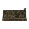 Fendi Canvas Brown Pochette Crossbody Bag #5256 by Bolt Boutique