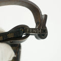 Fendi Canvas Brown Pochette Crossbody Bag #5256 by Bolt Boutique