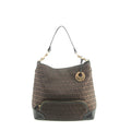 Fendi Dark Brown FF Zucca Hobo Shoulder Bag #3605 by Bolt Boutique