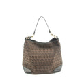 Fendi Dark Brown FF Zucca Hobo Shoulder Bag #3605 by Bolt Boutique