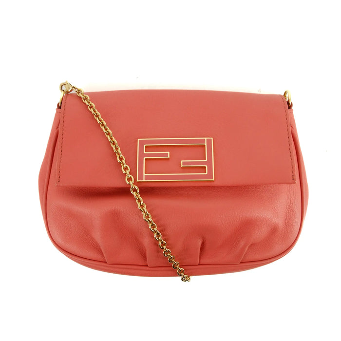 Fendi Fendista Pink Leather Pochette Crossbody Bag #4798 by Bolt Boutique