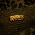Fendi FF Cheetah Print Pattern Canvas Mini Pochette Clutch Bag #3406 by Bolt Boutique