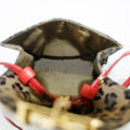 Fendi FF Cheetah Print Pattern Canvas Mini Pochette Clutch Bag #3406 by Bolt Boutique