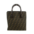 Fendi FF Zucca Canvas Brown Mini Tote Bag #4683 by Bolt Boutique