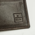 Fendi FF Zucca Leather x Canvas Brown Long Bifold Wallet #3298 by Bolt Boutique