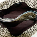 Fendi FF Zucchino Beige Canvas Shoulder Bag #3607 by Bolt Boutique
