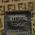 Fendi FF Zucchino Beige Canvas Shoulder Bag #3607 by Bolt Boutique