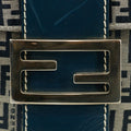 Fendi FF Zucchino Blue Bucket Shoulder Bag #3001 by Bolt Boutique