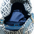 Fendi FF Zucchino Blue Bucket Shoulder Bag #3001 by Bolt Boutique