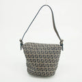Fendi FF Zucchino Blue Bucket Shoulder Bag #3001 by Bolt Boutique