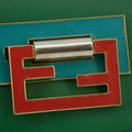 Fendi Green Baguette Fan Di Bag Crossbody Bag #9233 by Bolt Boutique