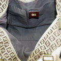 Fendi Khaki Zucchino Canvas FF Shoulder Bag #2855 by Bolt Boutique