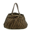 Fendi Mama Baguette Zucca FF Chain Shoulder Bag Brown #3546