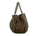 Fendi Mama Baguette Zucca FF Chain Shoulder Bag Brown #3546 by Bolt Boutique