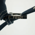 Fendi Mamma Baguette Denim Black Shoulder Bag #5426 by Bolt Boutique
