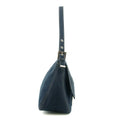 Fendi Mamma Baguette Denim Black Shoulder Bag #5426 by Bolt Boutique