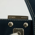 Fendi Mamma Baguette Denim Black Shoulder Bag #5426 by Bolt Boutique
