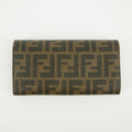 Fendi Monogram Canvas Brown Zucca Long Wallet #5766 by Bolt Boutique