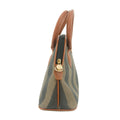 Fendi Pecan Pattern 2-Way Shoulder Bag PVC Leather Beige Black Camel #9352 by Bolt Boutique