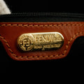 Fendi Pecan Pattern PVC x Leather Boston Bag Brown #3604 by Bolt Boutique