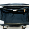 Fendi Pecan Pattern PVC x Leather Mini Boston Bag Black #3603 by Bolt Boutique