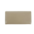 Fendi Peekaboo Grey Leather Turnlock Long Wallet #3109 by Bolt Boutique