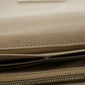 Fendi Peekaboo Grey Leather Turnlock Long Wallet #3109 by Bolt Boutique