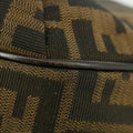 Fendi Shoulder Bag Zucca Canvas Leather Khaki Brown #9210 by Bolt Boutique