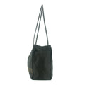 Fendi Shoulder Bag Zucchino Canvas Leather Black #9207 by Bolt Boutique