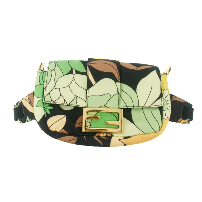 Fendi Vintage Convertible Uette Green Baguette Belt Bag #9314 by Bolt Boutique
