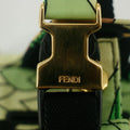 Fendi Vintage Convertible Uette Green Baguette Belt Bag #9314 by Bolt Boutique