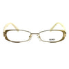 Fendi Women's Eyeglasses F943 714 Gold/Beige 49 16 135 Full Rim Oval