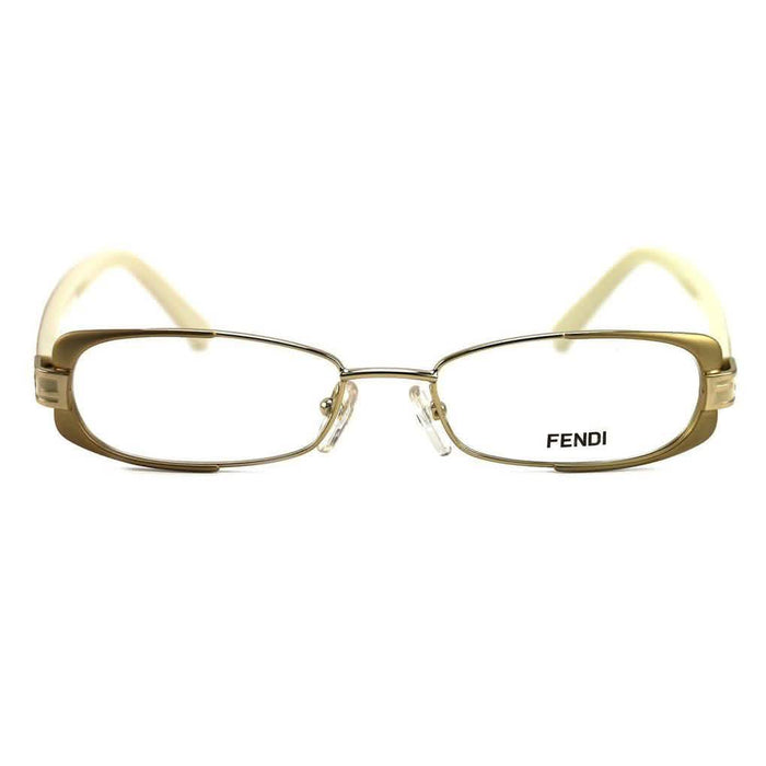 Fendi Women's Eyeglasses F943 714 Gold/Beige 49 16 135 Full Rim Oval by DailySale