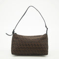 Fendi Zucca Brown Pochette Accessories Shoulder Bag #2473 by Bolt Boutique