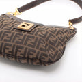 Fendi Zucca Canvas &amp; Leather Shoulder bag Brown- #2492 by Bolt Boutique