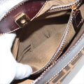Fendi Zucca Canvas &amp; Leather Shoulder bag Brown- #2492 by Bolt Boutique