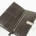 Fendi Zucca FF Canvas Clip Long Wallet Brown #3116 by Bolt Boutique