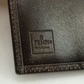 Fendi Zucca FF Canvas Clip Long Wallet Brown #3116 by Bolt Boutique