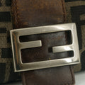 Fendi Zucca Mamma Bucket Baguette Leather Handbag Tote #9419 by Bolt Boutique