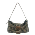 Fendi Zucca Mamma Bucket Baguette Leather Handbag Tote #9419 by Bolt Boutique